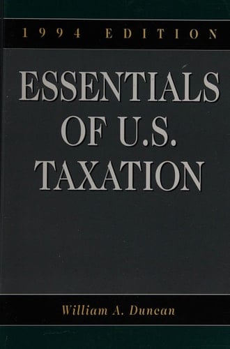U. S. Tax 1992