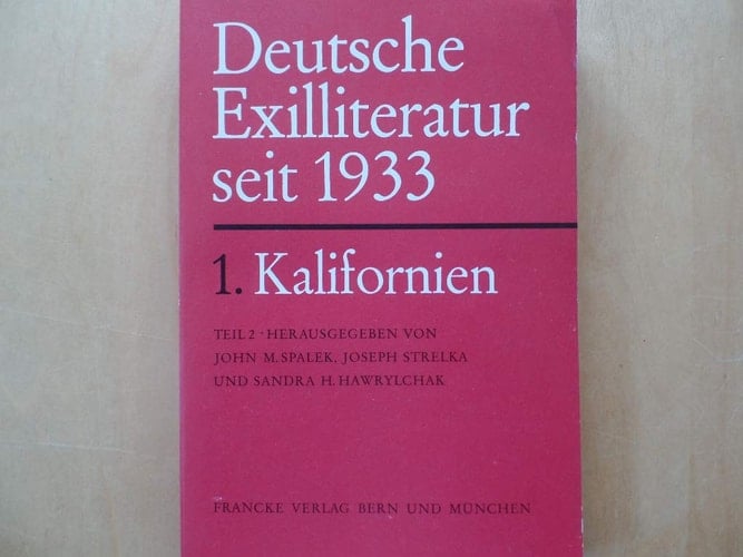 Deutsche Exilliteratur seit 1933