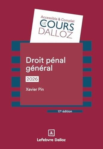 Droit pénal général 2026. 17e éd.