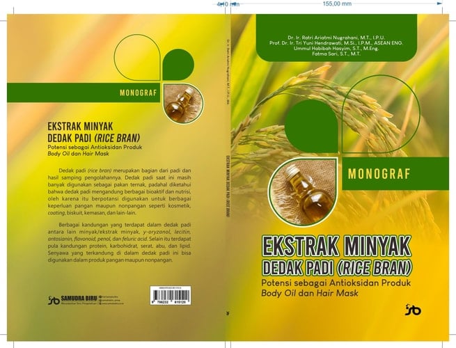 EKSTRAK MINYAK DEDAK PADI (RICE BRAN): Potensi sebagai Antioksidan Produk Body Oil dan Hair Mask