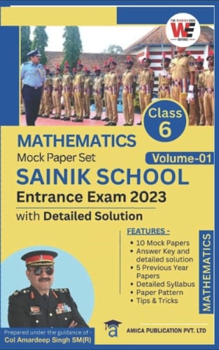 Mathematics Mock Question Papers: Sainik School Class VI