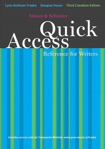Simon & Schuster Quick Access Reference for Writers