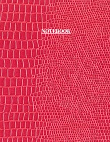 Notebook: Pink Snakeskin Print Composition Notebook, Journal or Diary - College Ruled 110 Pages - Large 8.5 x 11