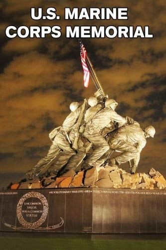 U. S. Marine Corps Memorial Battle of Iwo Jima - Composition Notebook Journal Diary, College Ruled, 150 Pages