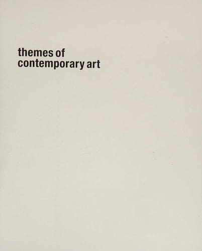 Themes of Contemporary Art Visual Art After 1980