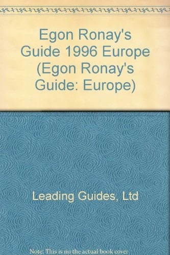 Egon Ronay's Guide 1996 Europe
