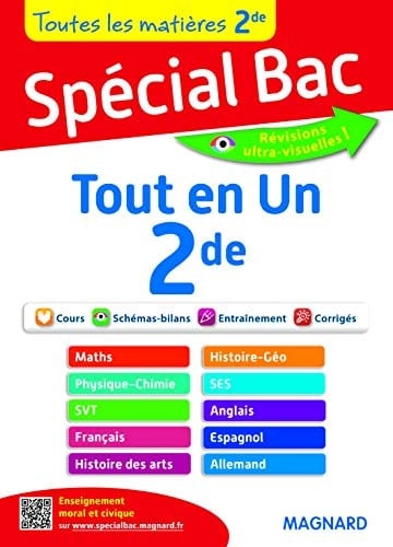 Tout en Un 2de Toutes les matières