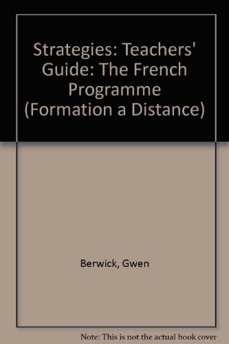 Formation a Distance: Strategies Teacher's Guide
