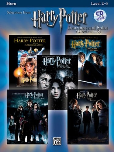 Harry Potter Instrumental Solos (Movies 1-5) Horn in F, Book and CD
