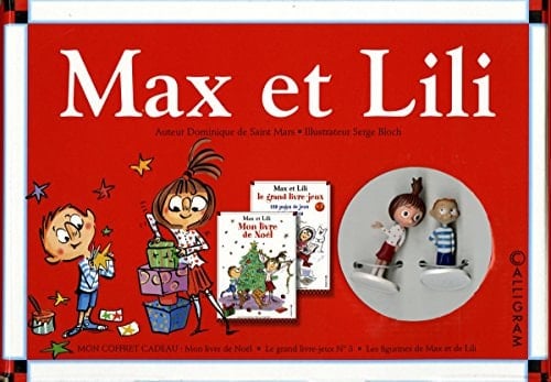 Coffret de Noël Max et Lili Mon livre de Noël, Le grand livre-jeux n°3, Les figurines de Max et de Lili