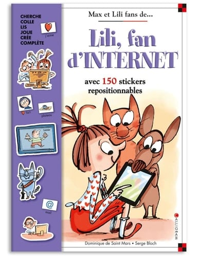 Lili, fan d'Internet Avec 150 stickers repositionnables