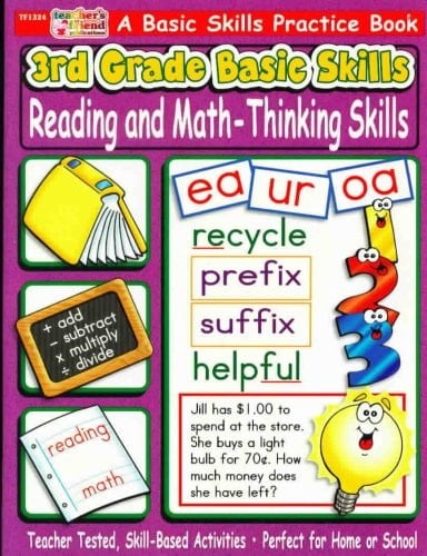 3rd Grade Basic Skills Reading and Math-thinking Skills
