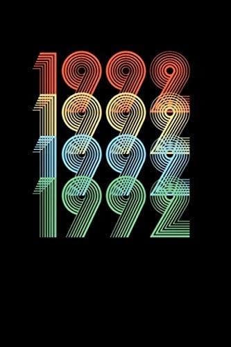 1992 Birthday Journal Book: 1992 Birthday Journal Book