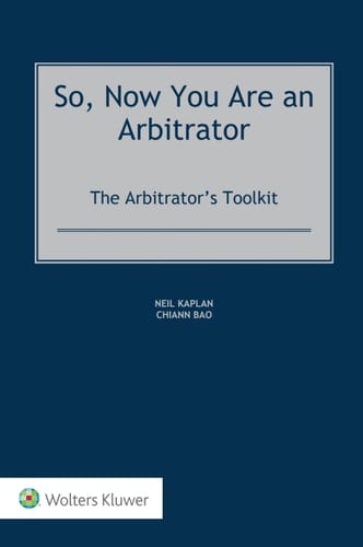 So, Now You Are an Arbitrator