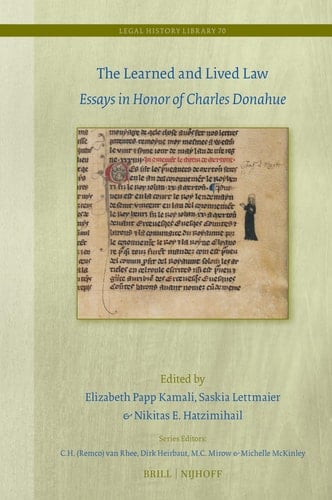The Learned and Lived Law Essays in Honor of Charles Donahue