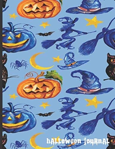 Halloween Journal: Little Girls and Boys Blank Lined Homes Visited History Log Writing Notebook and School Kids Homework College Ruled School Notepad (Halloween Day Adventure Log)