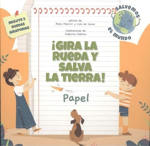 ¡Gira la rueda y salva la Tierra! Papel