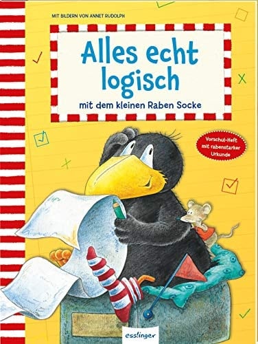 Der kleine Rabe Socke: Alles echt logisch mit dem kleinen Raben Socke Logikrätsel für Vorschulkinder ab 4 Jahren