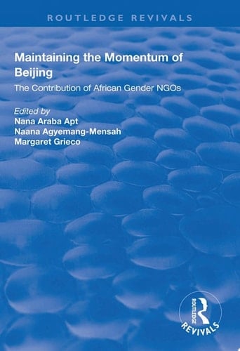 Maintaining the Momentum of Beijing