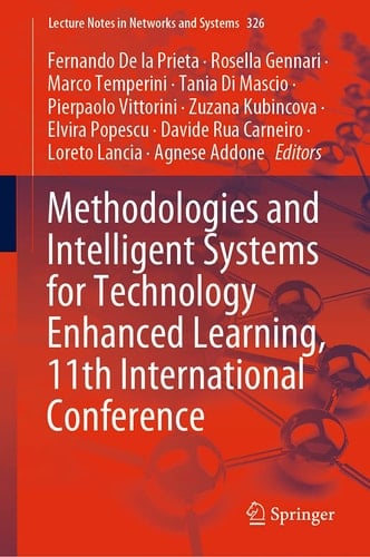 Methodologies and Intelligent Systems for Technology Enhanced Learning, 11th International Conference
