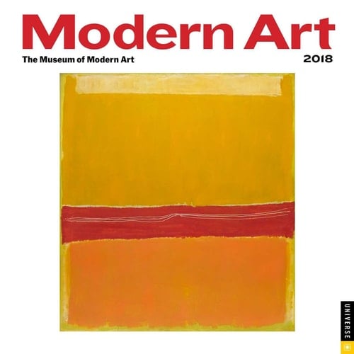 Modern Art 2018 Wall Calendar