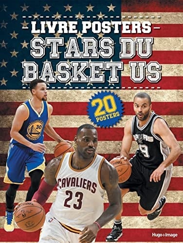 Livre posters Stars du basket US Avec 20 posters