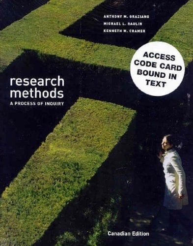 Research Methods: A Process of Inquiry, Canadian Edition