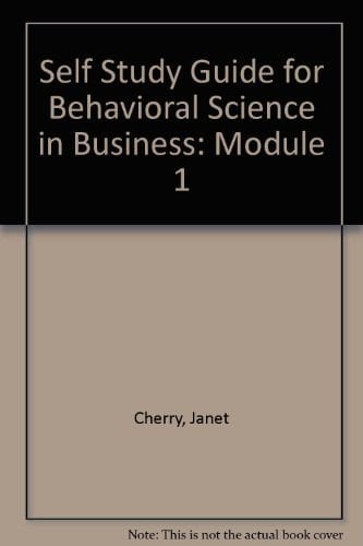 Self-Study Guide to CPS Review for Behavioral Science in Business