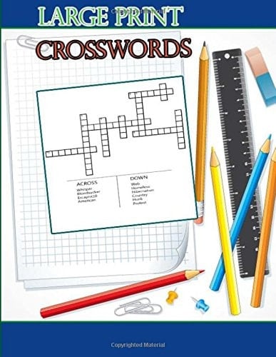 Large Print Crosswords Crossword Puzzles in a Large-Print Format. Both the Puzzle Clues and Puzzle Grids