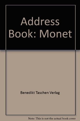 Monet-Address Book, Small