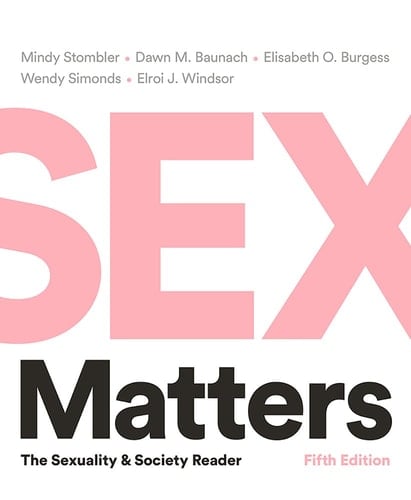 Sex Matters The Sexuality and Society Reader