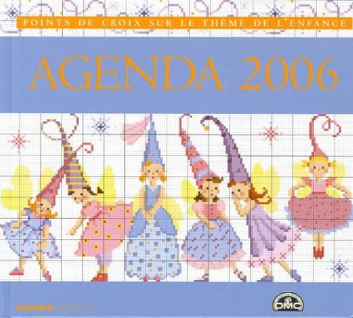 Agenda 2006 Points de croix sur le thème de l'enfance