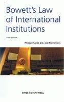 Bowett's Law of International Institutions