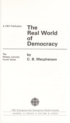 The Real World of Democracy