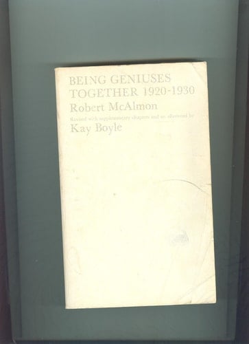 Being Geniuses Together, 1920-1930