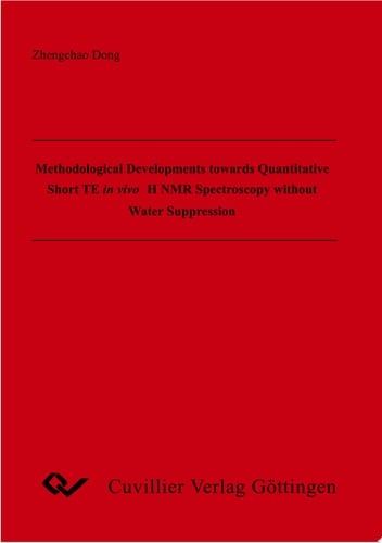 Methodological Developments Towards Quantitative Short TE in Vivo _1hn1H NMR Spectroscopy Without Water Suppression