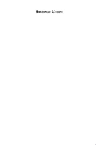 Hypertension Medicine