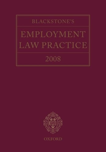 Blackstone's Employment Law Practice 2008