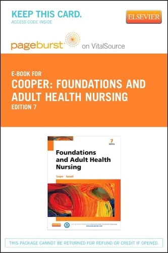 Foundations and Adult Health Nursing - Elsevier eBook on VitalSource (Retail Access Card)