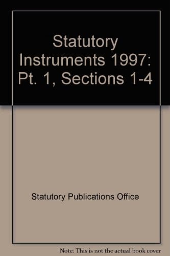 Statutory Instruments 1997