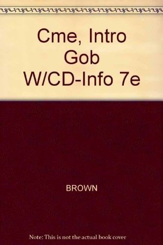 Cme, Intro Gob W/CD-Info 7e