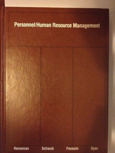 Personnel/human Resource Management