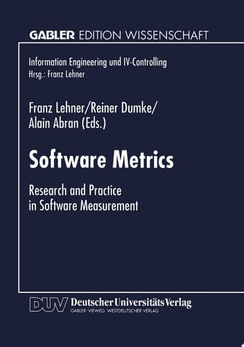 Software Metrics Research and Practice in Software Measurement