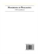 Handbook of Pragmatics 1999 Installment