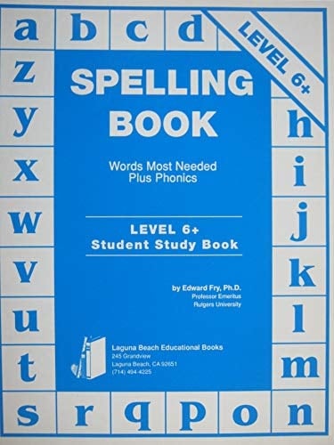 Spelling Book Words Most Needed Plus Phonics