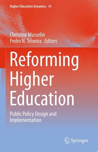 Reforming Higher Education