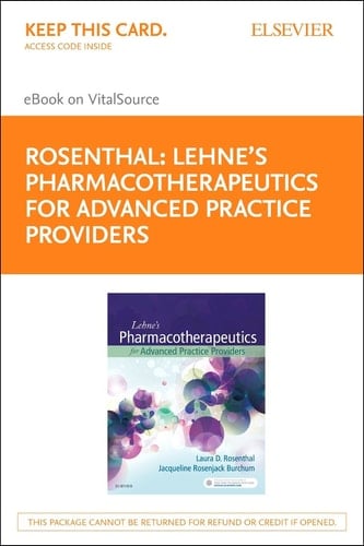 Lehne's Pharmacotherapeutics for Advanced Practice Providers - Elsevier eBook on VitalSource (Retail Access Card)