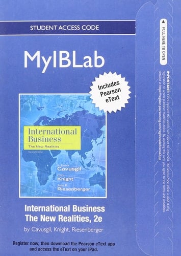 NEW MyManagementLab with Pearson eText -- Access Card -- for International Business