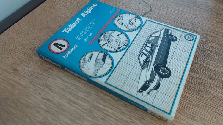 Talbot Alpine 1975-80 Autobook Talbot Alpine GL, S, GLS 1975-80, Talbot Alpine LS, SX 1980