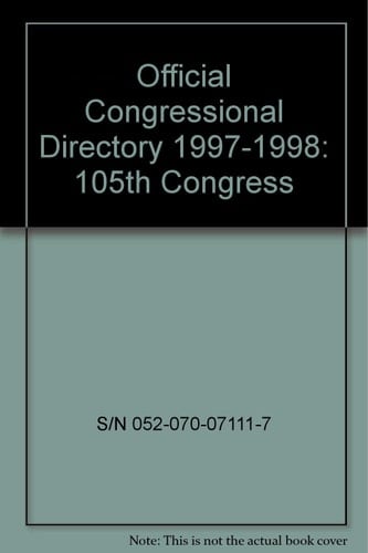 Official congressional directory 1997-1998
